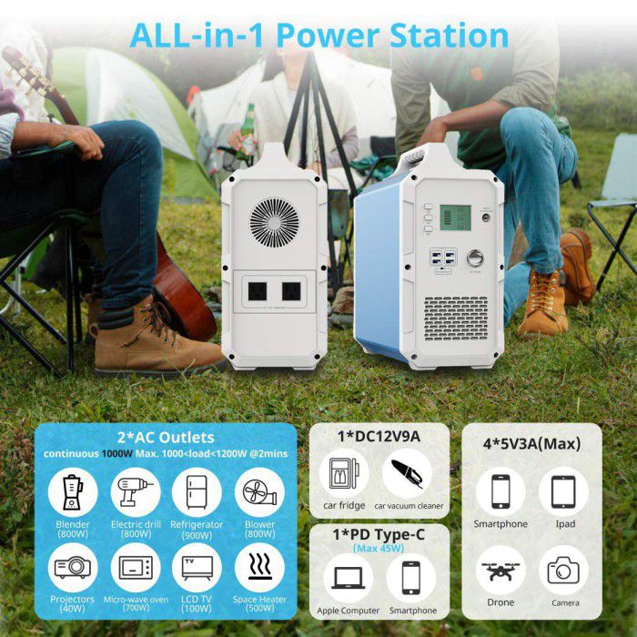 PowerOak - PowerOak PS10 / EB240 2.400Wh AC/DC solar generator - Powerbanks - PS10